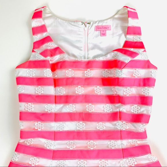 Lilly Pulitzer Pink Joslin Flutter Ribbon Stripe - Picture 6 of 8